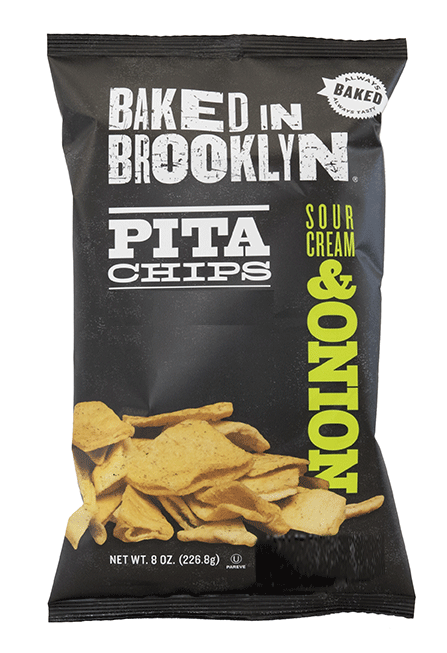 Baked In Brookly Pita Chips Sour Cream Onion