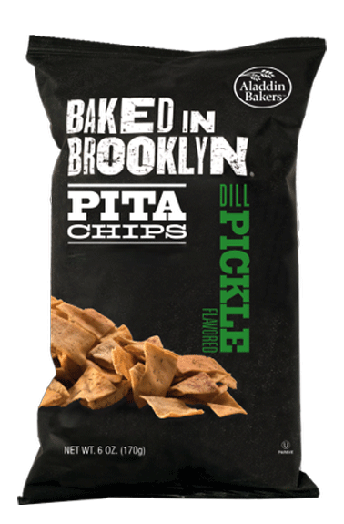 Baked In Brookly Pita Chips Dill Pickle Chips